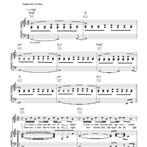 The Script Before The Worst Musik Noten - Piano, Vocal & Guitar Chords - 43061-0