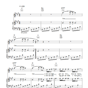 The Script Kaleidoscope Musik Noten - Piano, Vocal & Guitar Chords - 115288-0