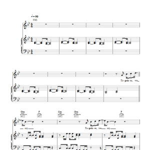 The Script We Cry Musik Noten - Piano, Vocal & Guitar Chords - 41872-0