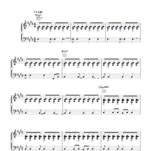 The Script You Won't Feel A Thing Musik Noten - Piano, Vocal & Guitar Chords - 104976-0
