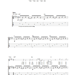 The Smashing Pumpkins Appels + Oranjes Musik Noten - Guitar Tab - 23148-0