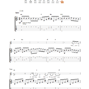The Smashing Pumpkins Crestfallen Musik Noten - Guitar Tab - 23152-0