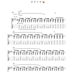 The Smashing Pumpkins Daphne Descends Musik Noten - Guitar Tab - 23153-0