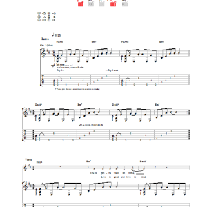 The Smashing Pumpkins Shame Musik Noten - Guitar Tab - 23158-0