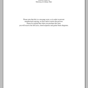 The Smiths Oscillate Wildly Musik Noten - Guitar Chords/Lyrics - 49429-0