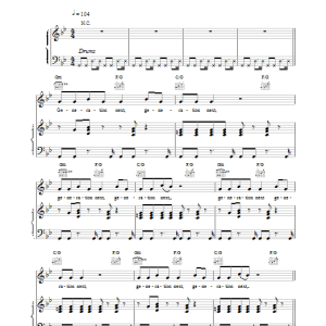 The Spice Girls Move Over Musik Noten - Piano, Vocal & Guitar Chords - 15259-0