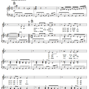 The Staple Singers You've Got To Earn It Musik Noten - Piano, Vocal & Guitar Chords - 59382-0