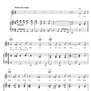 The Stargazers Close The Door Musik Noten - Piano, Vocal & Guitar Chords - 100825-0