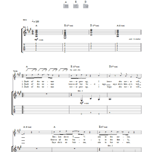 The Stranglers Duchess Musik Noten - Guitar Tab - 39586-0