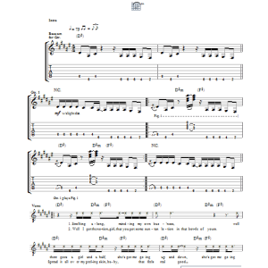 The Stranglers Peaches Musik Noten - Guitar Tab - 38451-0