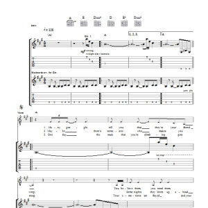 The Stranglers Skin Deep Musik Noten - Guitar Tab - 40796-0