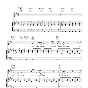The Strawbs Evergreen Musik Noten - Piano, Vocal & Guitar Chords - 100814-0