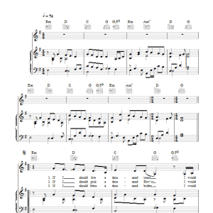 The Strawbs If Musik Noten - Piano, Vocal & Guitar Chords - 46501-0