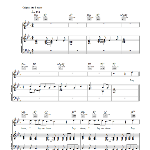 The Strawbs Lay Down Musik Noten - Piano, Vocal & Guitar Chords - 46502-0