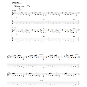 The Sword Barael's Blade Musik Noten - Guitar Tab - 79861-0