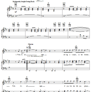 The Traveling Wilburys End Of The Line Musik Noten - Piano, Vocal & Guitar Chords - 62762-0