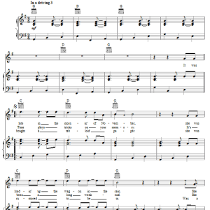 The Traveling Wilburys Maxine Musik Noten - Piano, Vocal & Guitar Chords - 62748-0