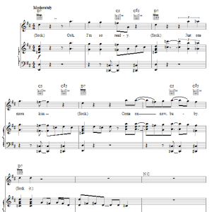 The Turtles Sock It To Me Baby Musik Noten - Piano, Vocal & Guitar Chords - 19926-0