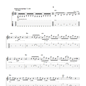 The Ventures Diamond Head Musik Noten - Guitar Tab - 73996-0