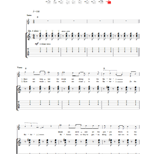 The Vines Factory Musik Noten - Guitar Tab - 23000-0