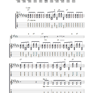 The Vines Ride Musik Noten - Guitar Tab - 30513-0
