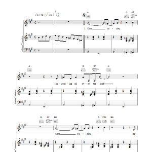 The Waterboys Corn Circles Musik Noten - Piano, Vocal & Guitar Chords - 17264-0