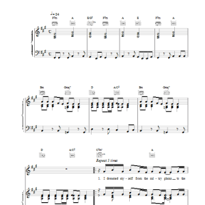 The Waterboys Glastonbury Song Musik Noten - Piano, Vocal & Guitar Chords - 17265-0