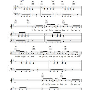 The Waterboys Suffer Musik Noten - Piano, Vocal & Guitar Chords - 17270-0