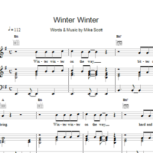 The Waterboys Winter Winter Musik Noten - Piano, Vocal & Guitar Chords - 17274-0