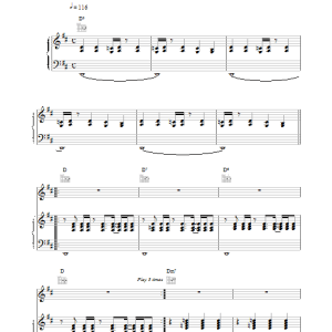 The Who Captain Walker Musik Noten - Piano, Vocal & Guitar Chords - 15779-0