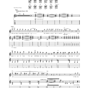 The Who Doctor, Doctor Musik Noten - Guitar Tab - 165528-0