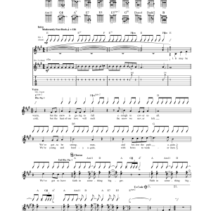 The Who Faith In Something Bigger Musik Noten - Guitar Tab - 165543-0