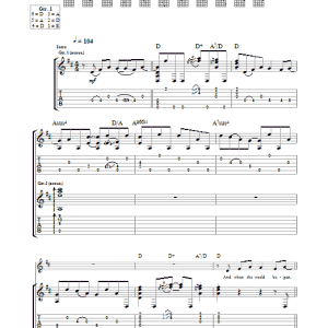 The Who God Speaks Of Marty Robbins Musik Noten - Guitar Tab - 37579-0