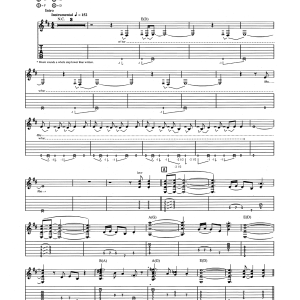 The Who The Ox Musik Noten - Guitar Tab - 165246-0