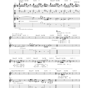 The Who The Song Is Over Musik Noten - Guitar Tab - 167677-0