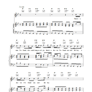 The Who There's A Doctor Musik Noten - Piano, Vocal & Guitar Chords - 15793-0