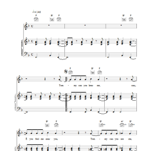 The Who Tommy Can You Hear Me Musik Noten - Piano, Vocal & Guitar Chords - 15794-0