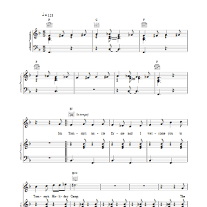 The Who Tommy's Holiday Camp Musik Noten - Piano, Vocal & Guitar Chords - 15795-0