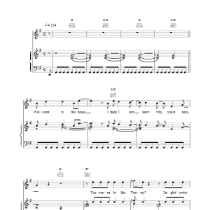 The Who We're Not Going To Take It Musik Noten - Piano, Vocal & Guitar Chords - 15797-0