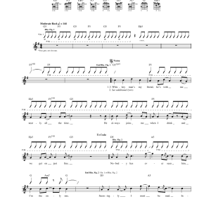 The Who Whiskey Man Musik Noten - Guitar Tab - 165547-0