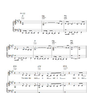 The XX Night Time Musik Noten - Piano, Vocal & Guitar Chords - 103567-0