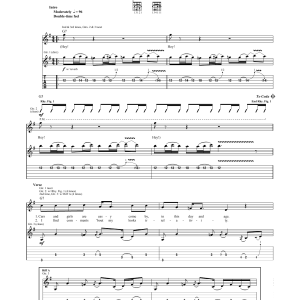 The Yardbirds Over Under Sideways Down Musik Noten - Guitar Tab - 24340-0