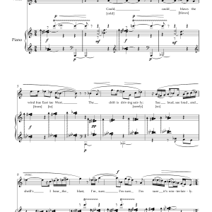 Thea Musgrave A Winter's Morning (for soprano and piano) Musik Noten - Piano & Vocal - 45726-0