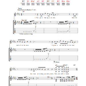Thin Lizzy Bad Reputation Musik Noten - Guitar Tab - 38548-0