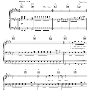 Thirsty Merc In The Summertime Musik Noten - Piano, Vocal & Guitar Chords - 38919-0