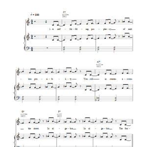 Thom Yorke Analyse Musik Noten - Piano, Vocal & Guitar Chords - 35793-0