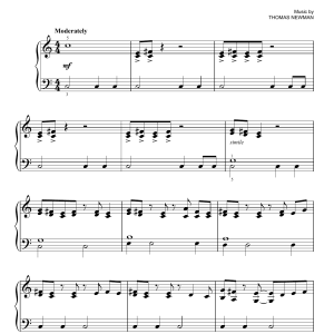 Thomas Newman Fish Who Wander (from Finding Dory) Musik Noten - Easy Piano - 173676-0
