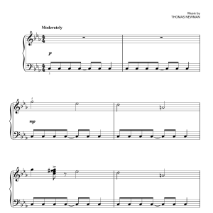 Thomas Newman Three Hearts (End Title) (from Finding Dory) Musik Noten - Easy Piano - 173702-0