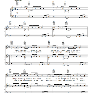 Thomas Rhett Get Me Some Of That Musik Noten - Piano, Vocal & Guitar Chords - 153665-0