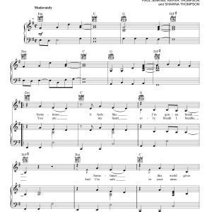 Thompson Square If I Didn't Have You Musik Noten - Piano, Vocal & Guitar Chords - 170646-0